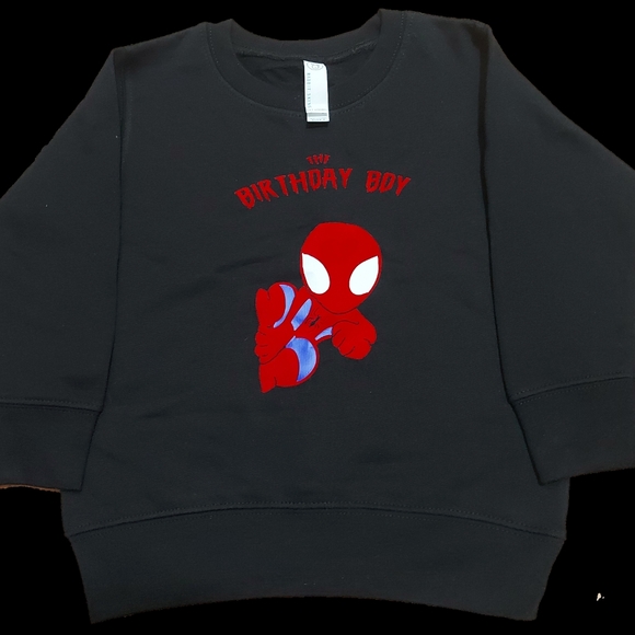 Kids custom Spiderman sweater - Picture 1 of 2